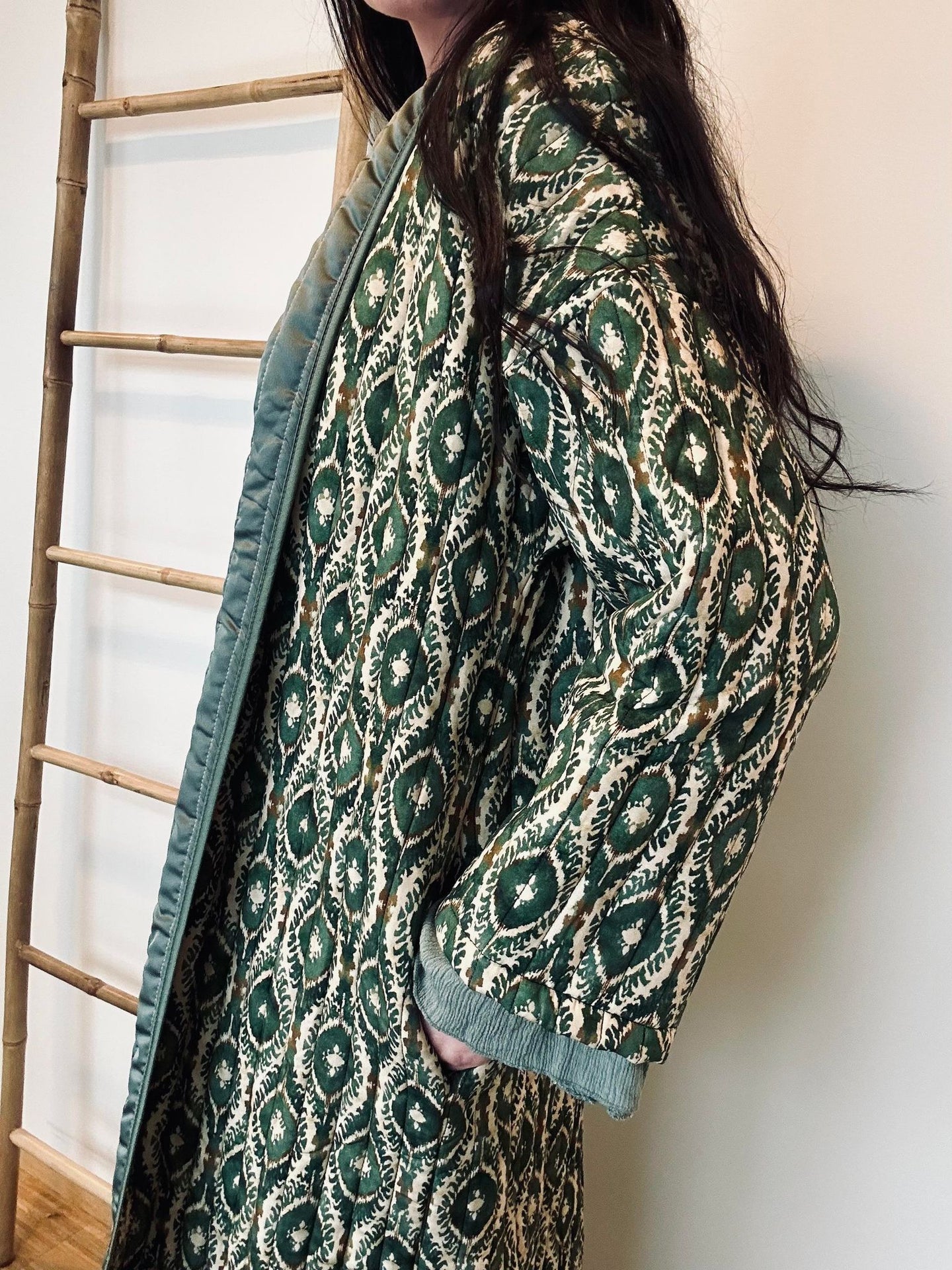 Jakke Quilt grøn - VIAMAJA.DK