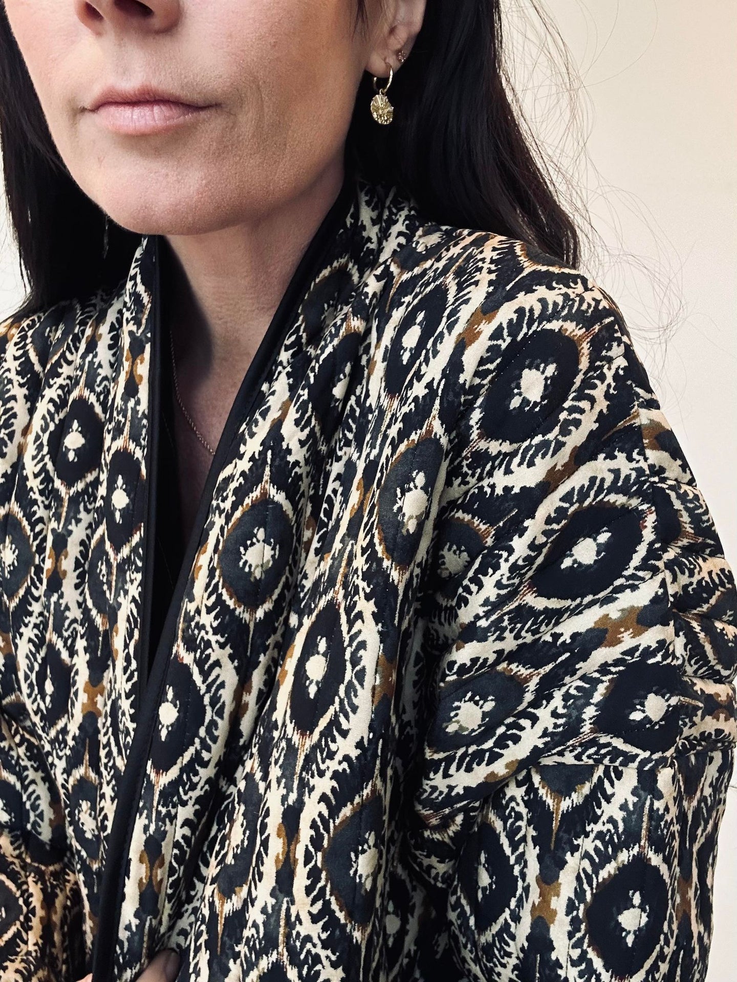 Jakke Quilt sort - VIAMAJA.DK