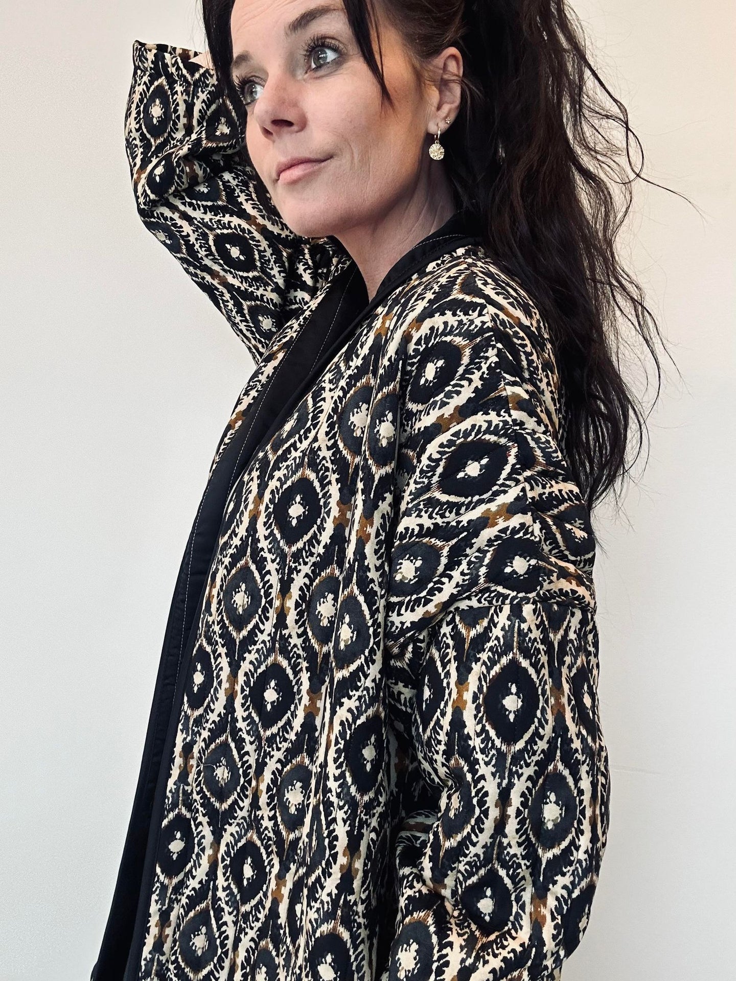 Jakke Quilt sort - VIAMAJA.DK