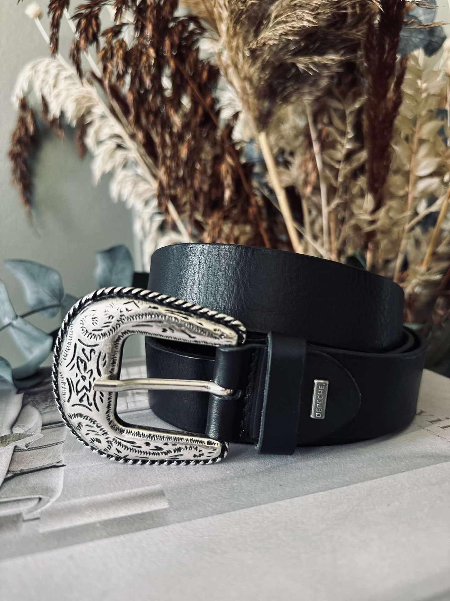 Jeans bælte – Black - VIAMAJA.DK