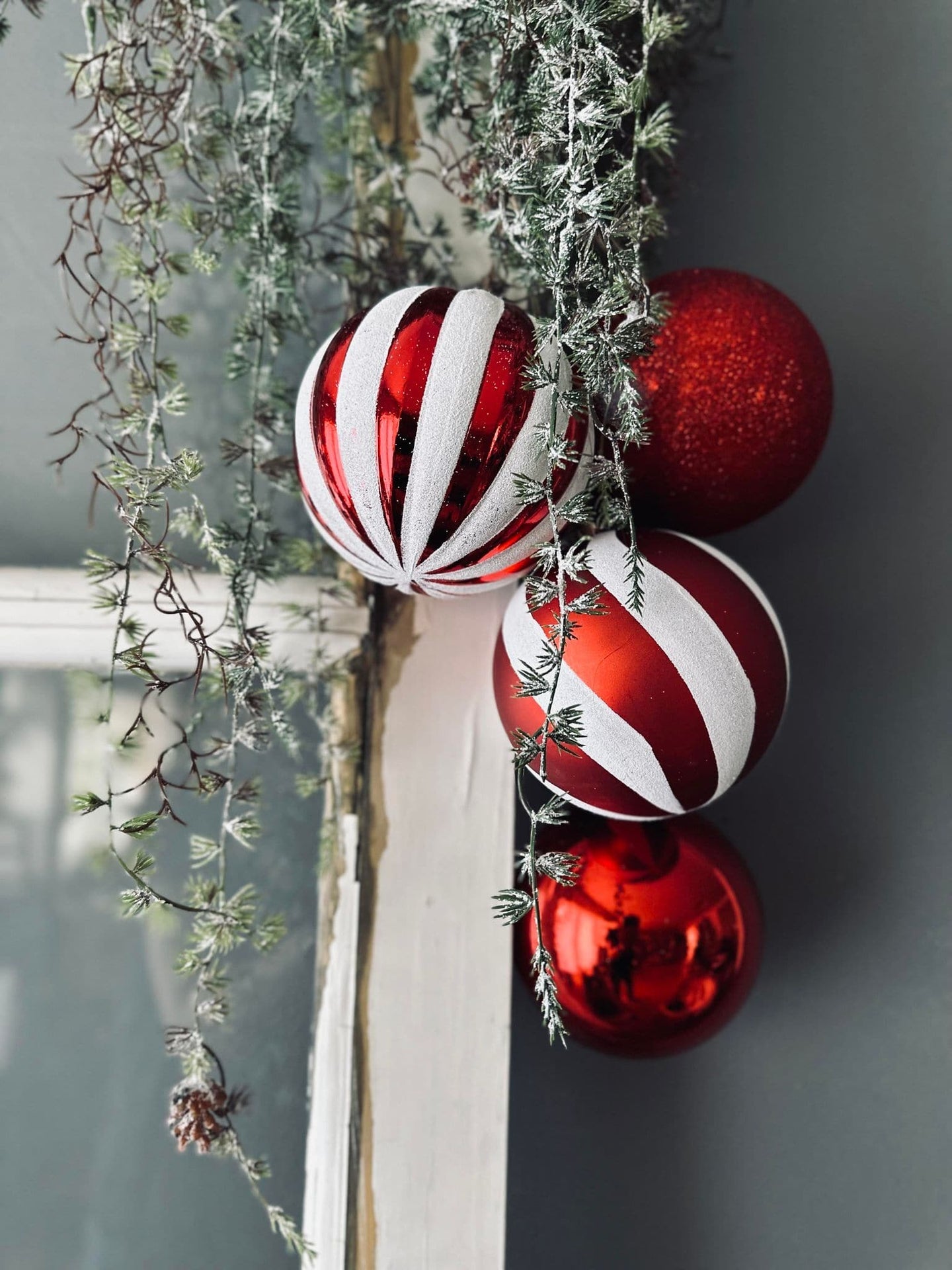 Julekugler 4 stk - Jumbo - VIAMAJA.DK