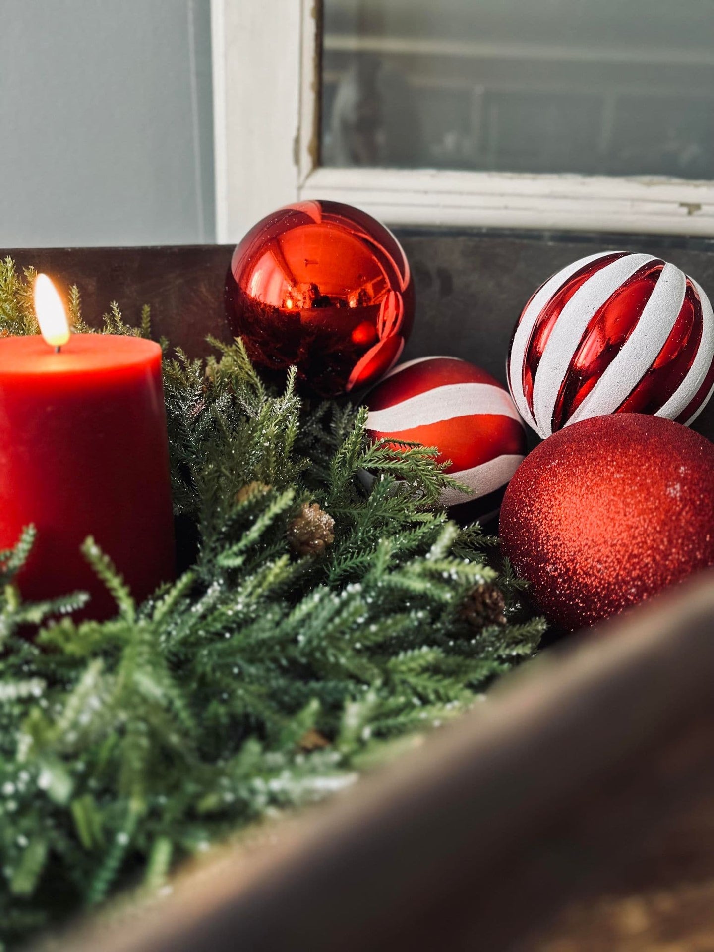 Julekugler 4 stk - Jumbo - VIAMAJA.DK