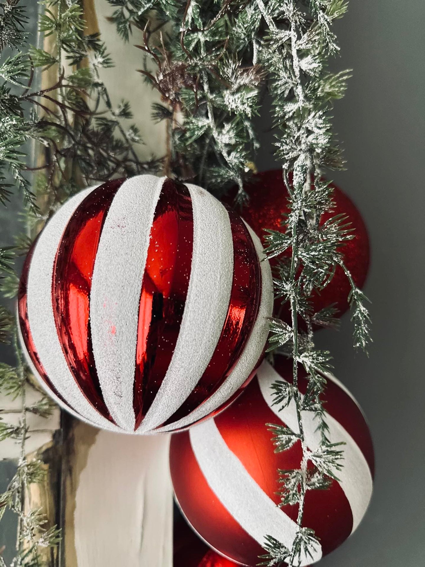 Julekugler 4 stk - Jumbo - VIAMAJA.DK