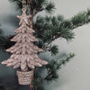 Julgran glitter champagne