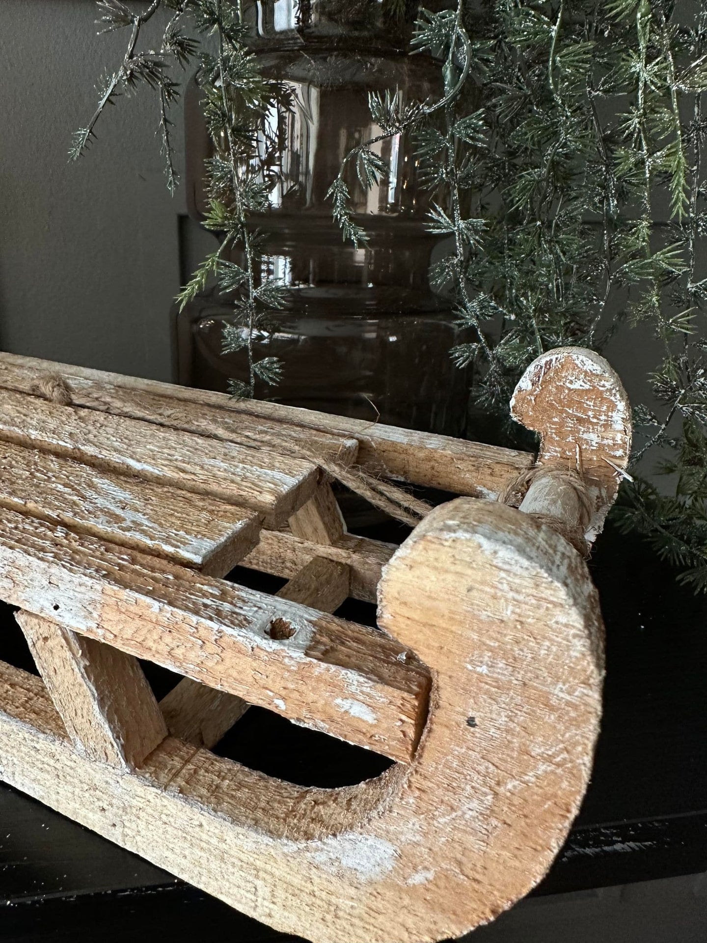 Kælk i vasket træ - 30cm - VIAMAJA.DK