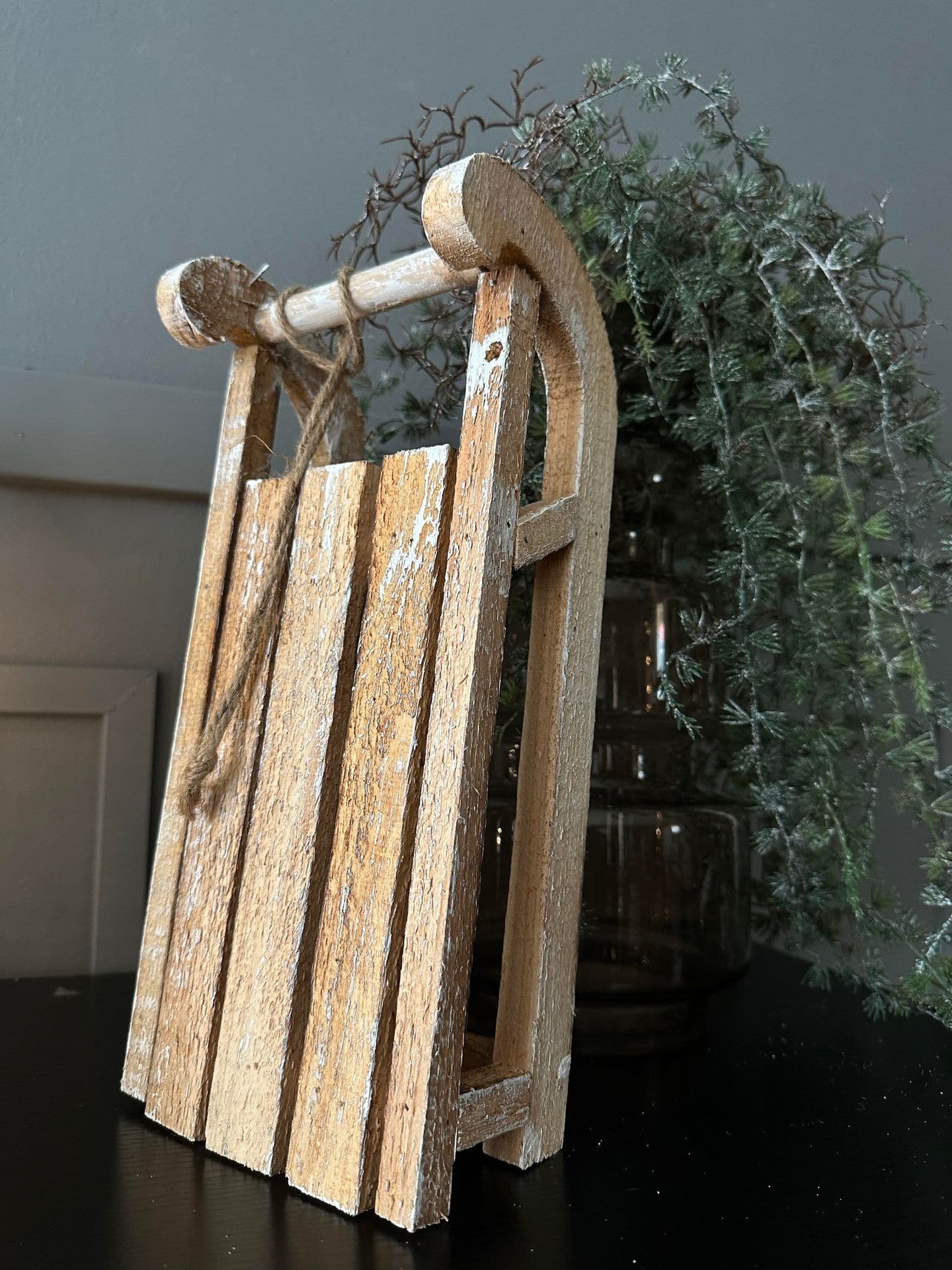 Kælk i vasket træ - 30cm - VIAMAJA.DK