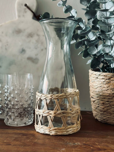 Karaffel med rattan - 1200 ml - VIAMAJA.DK