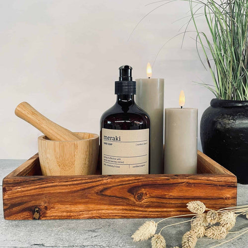 Kasse i olieret akaciatræ - VIAMAJA.DK