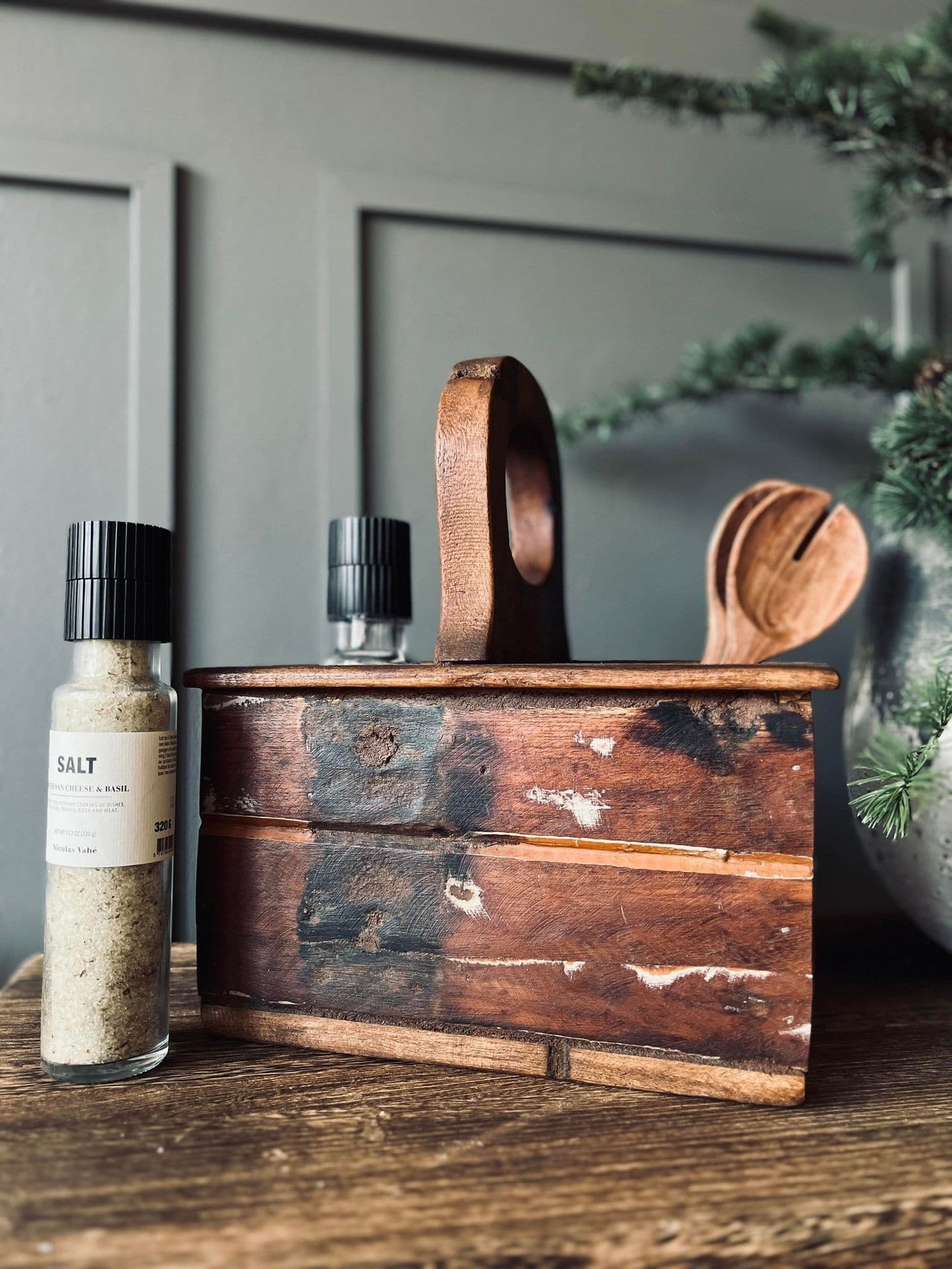 Kasse med 2 rum og hank - VIAMAJA.DK