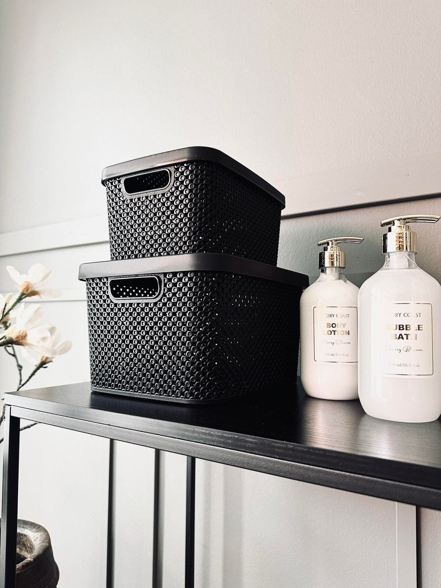 Kasse med låg - Small VILA BLACK - VIAMAJA.DK