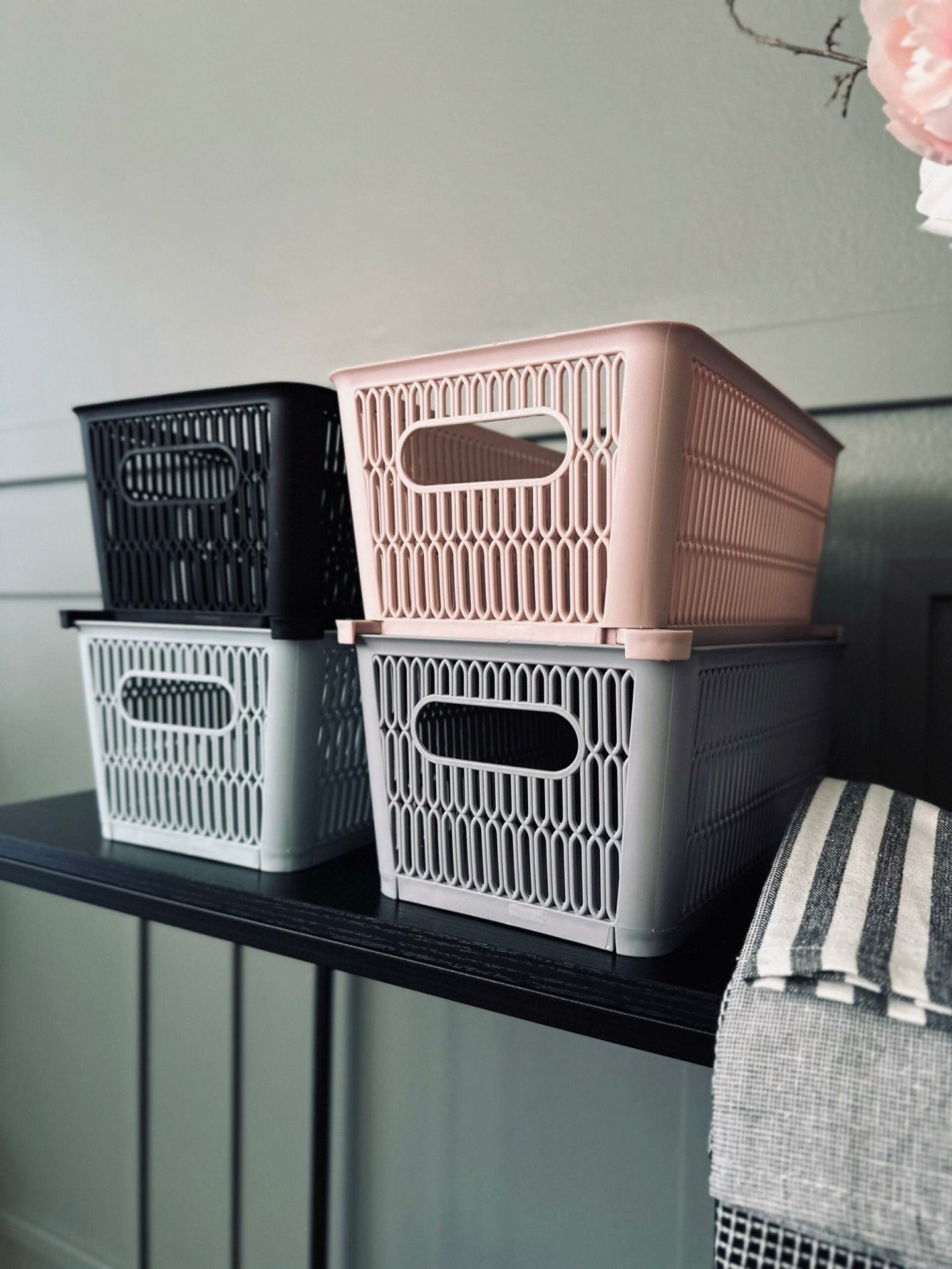 Kasse til opbevaring stabelbar – Color mix Lille - VIAMAJA.DK