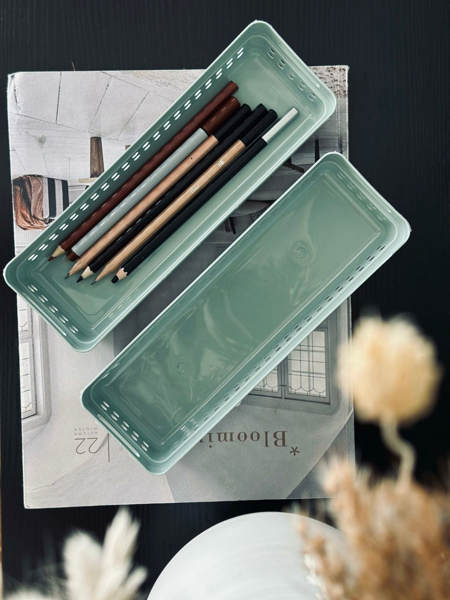 Kasser til opbevaring – Sæt af 2 stk Color mix - VIAMAJA.DK