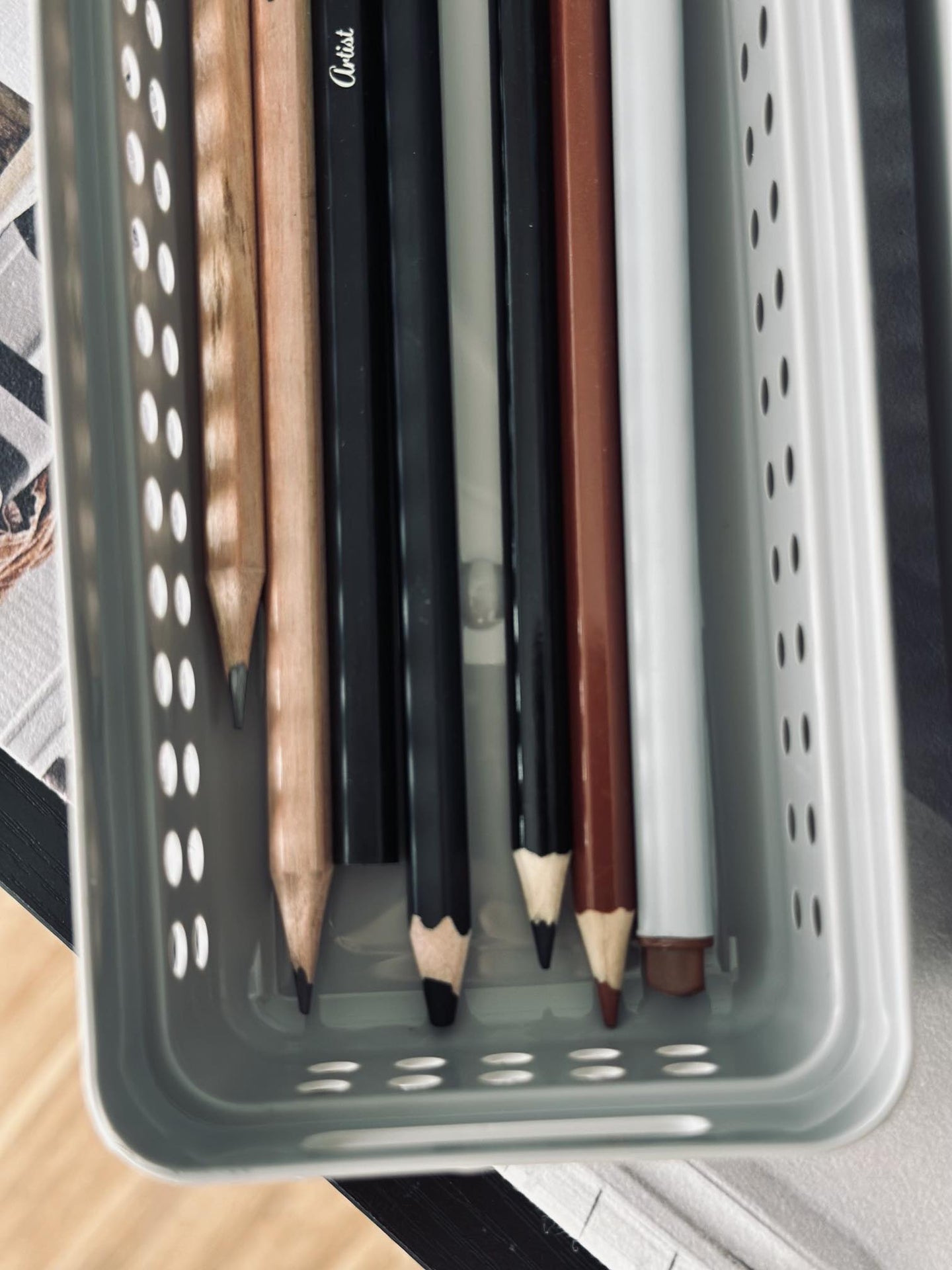 Kasser til opbevaring – Sæt af 2 stk Color mix - VIAMAJA.DK