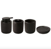 Keramikserie Black Zen i keramik - 4 delar