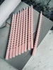Stearinljus 10 st - Vridna Rosa