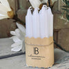 Stearinljus paket om 10 st Vit