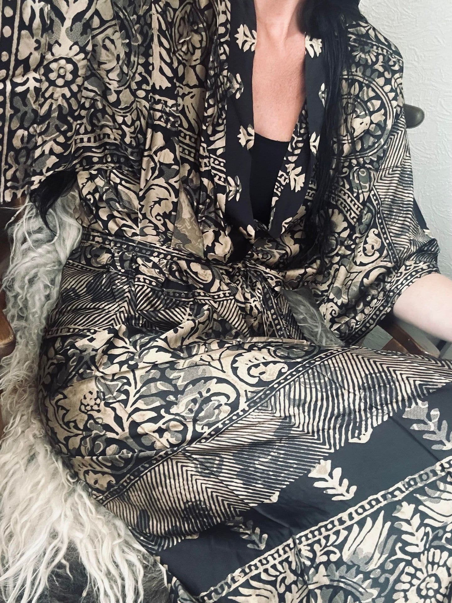 Kimono Black - VIAMAJA.DK