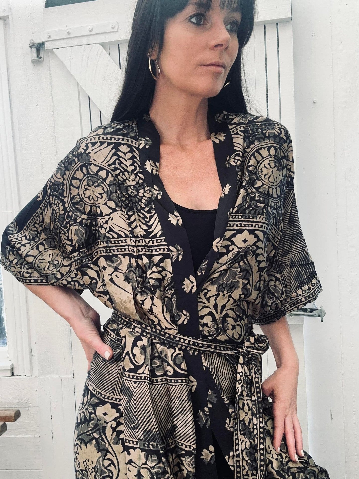 Kimono Black - VIAMAJA.DK