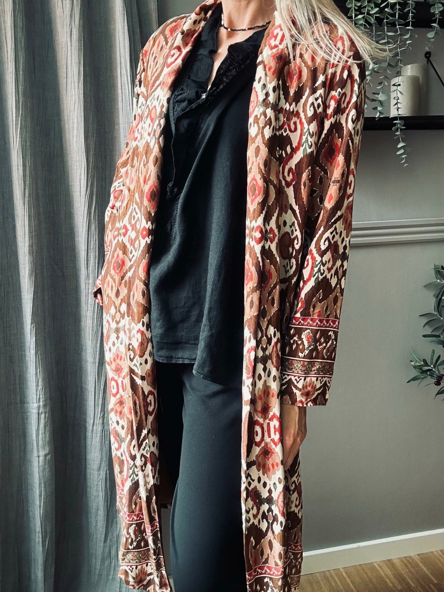 Kimono Boheme Dark - VIAMAJA.DK
