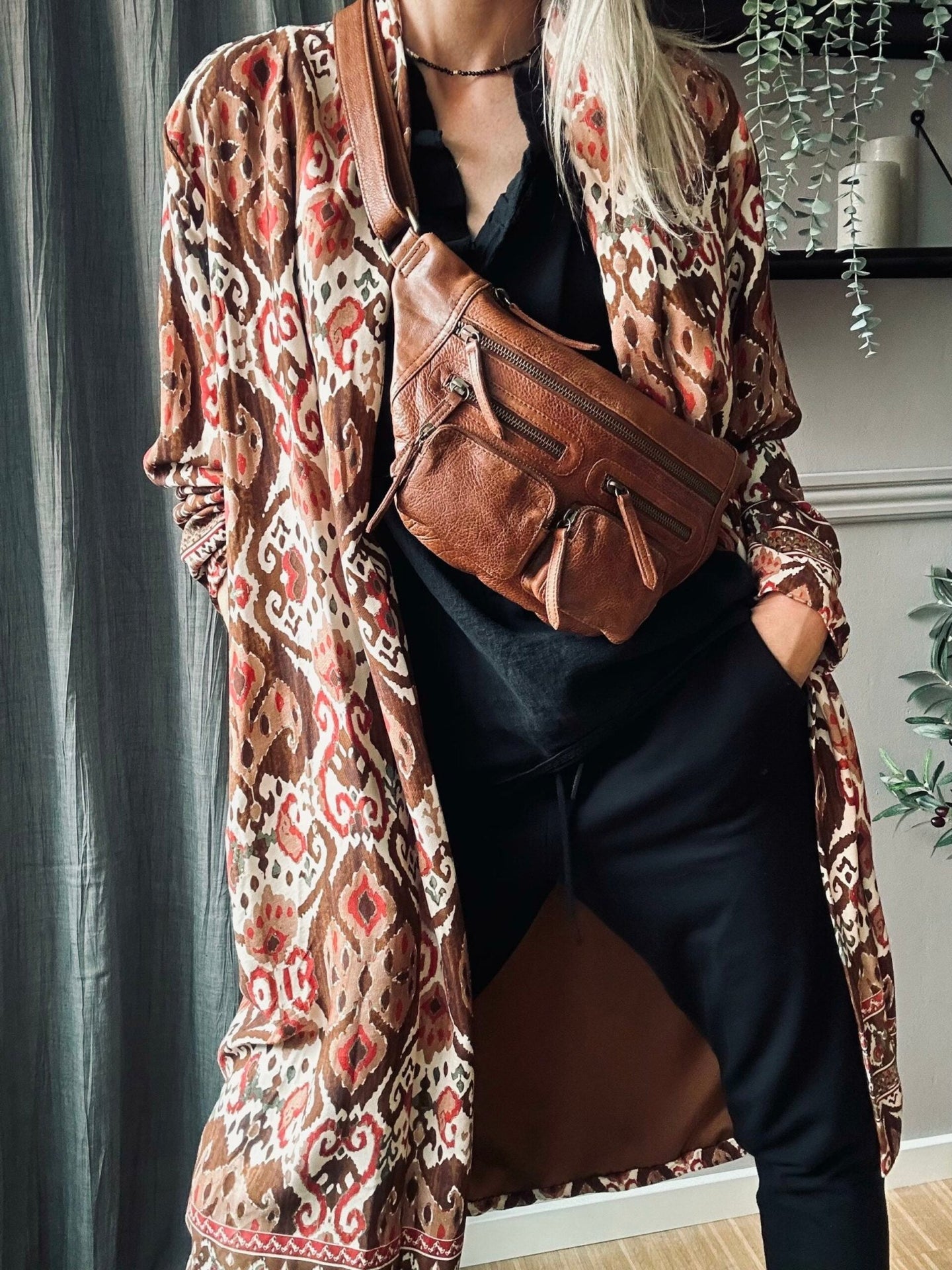 Kimono Boheme Dark - VIAMAJA.DK