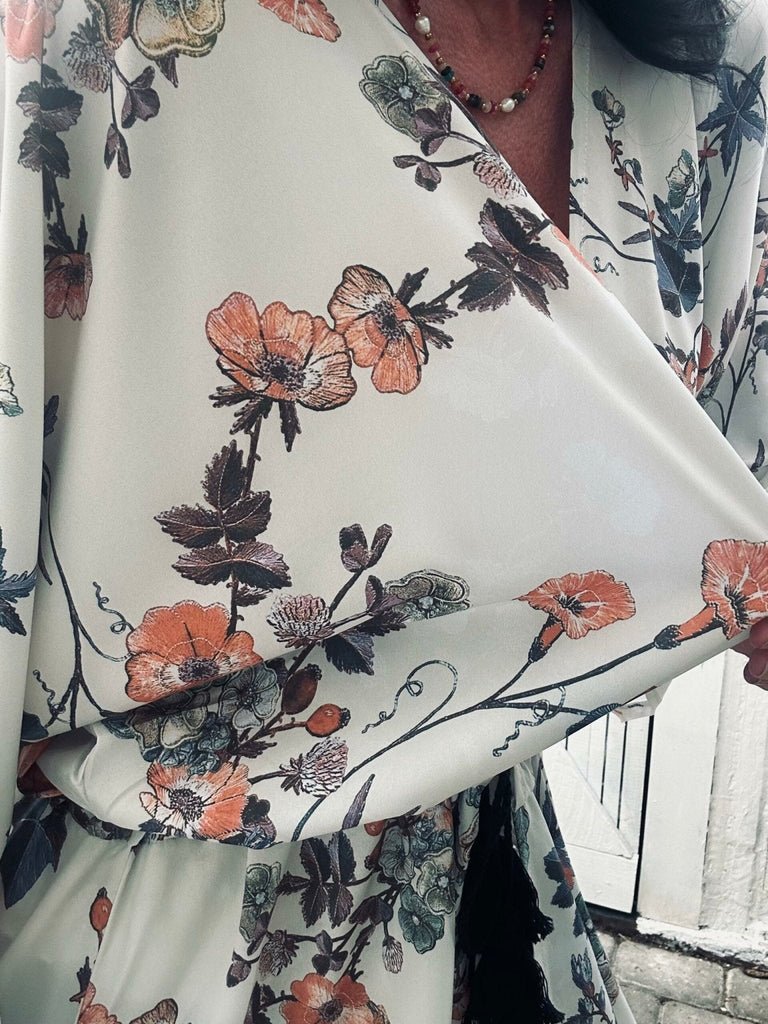 Kimono Flora Silk - VIAMAJA