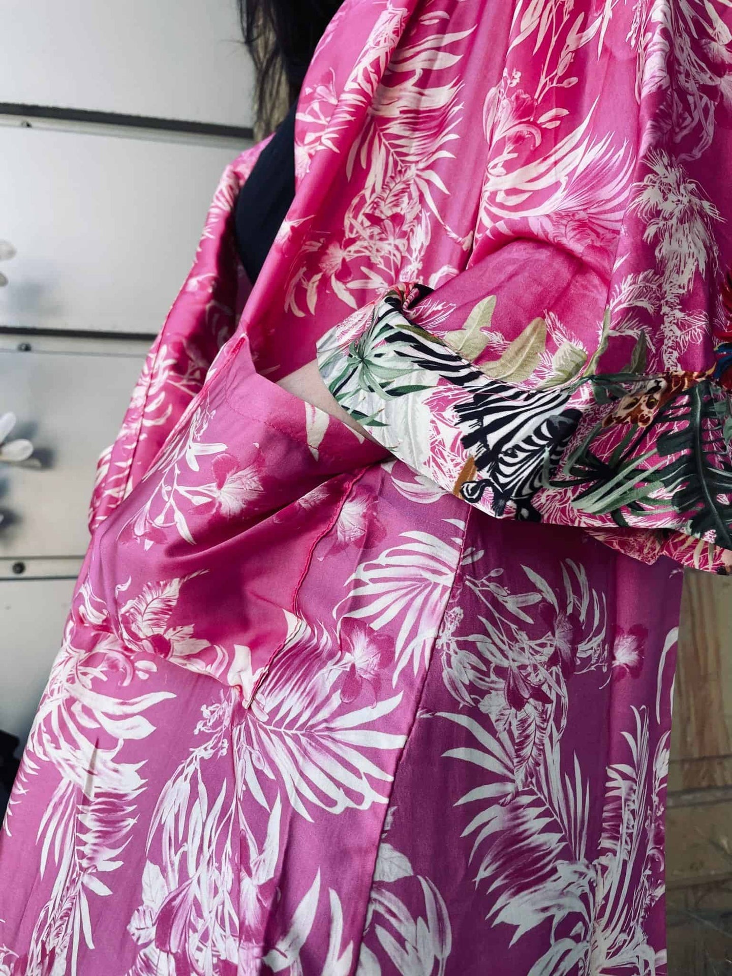 kimono WILD PINK - VIAMAJA.DK