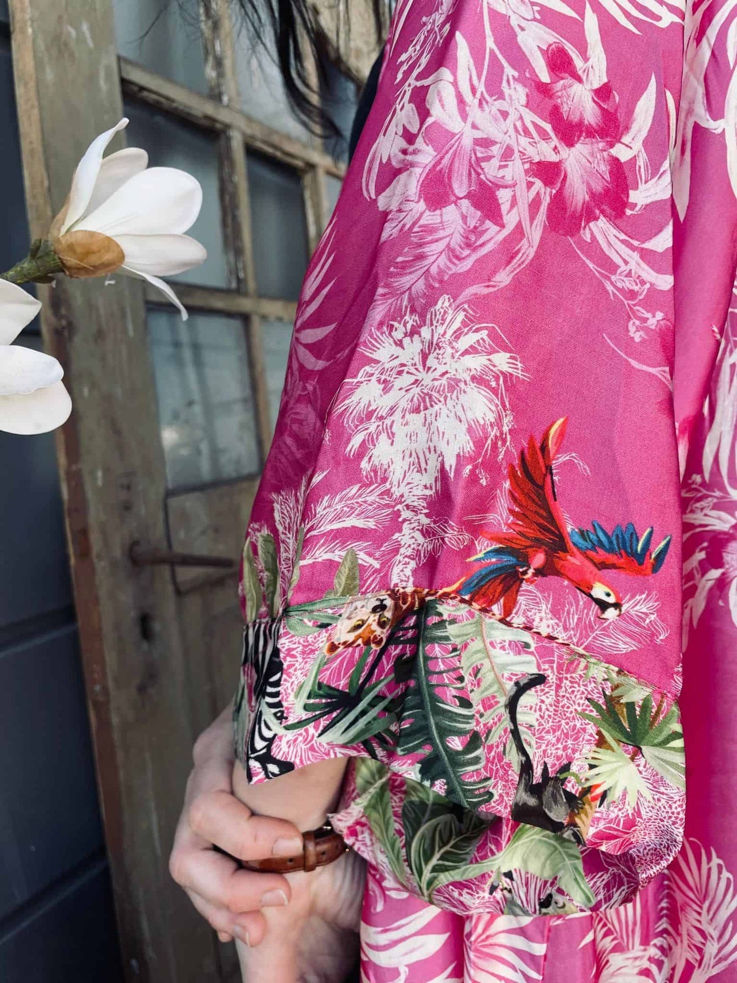 kimono WILD PINK - VIAMAJA.DK