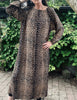 Klänning leopard – Lång