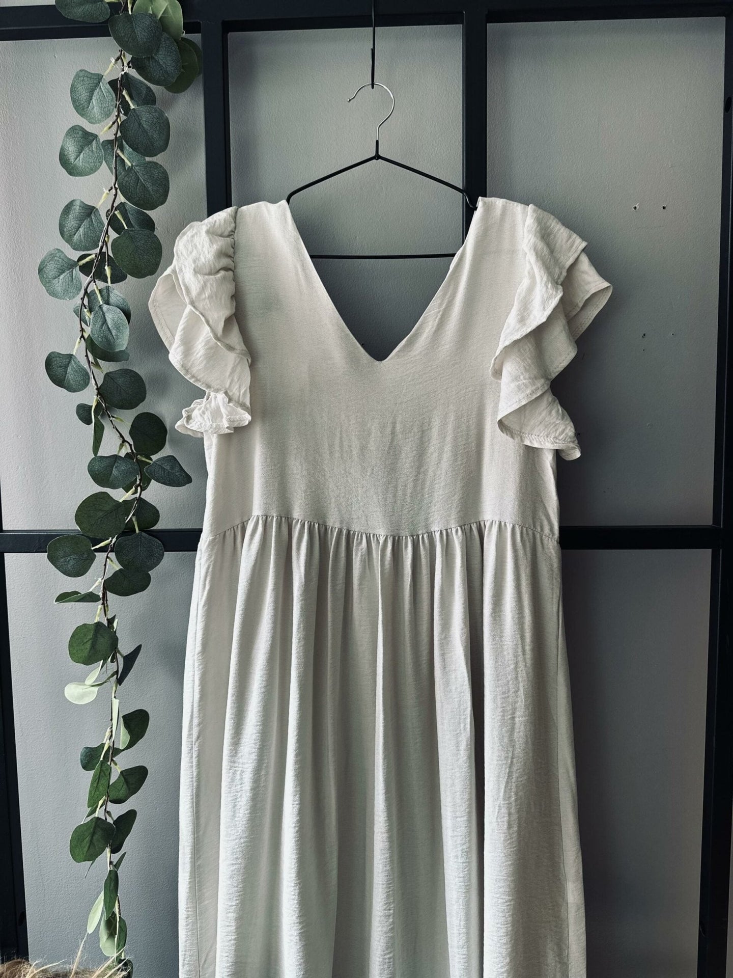 Kjole Madelina beige - VIAMAJA.DK
