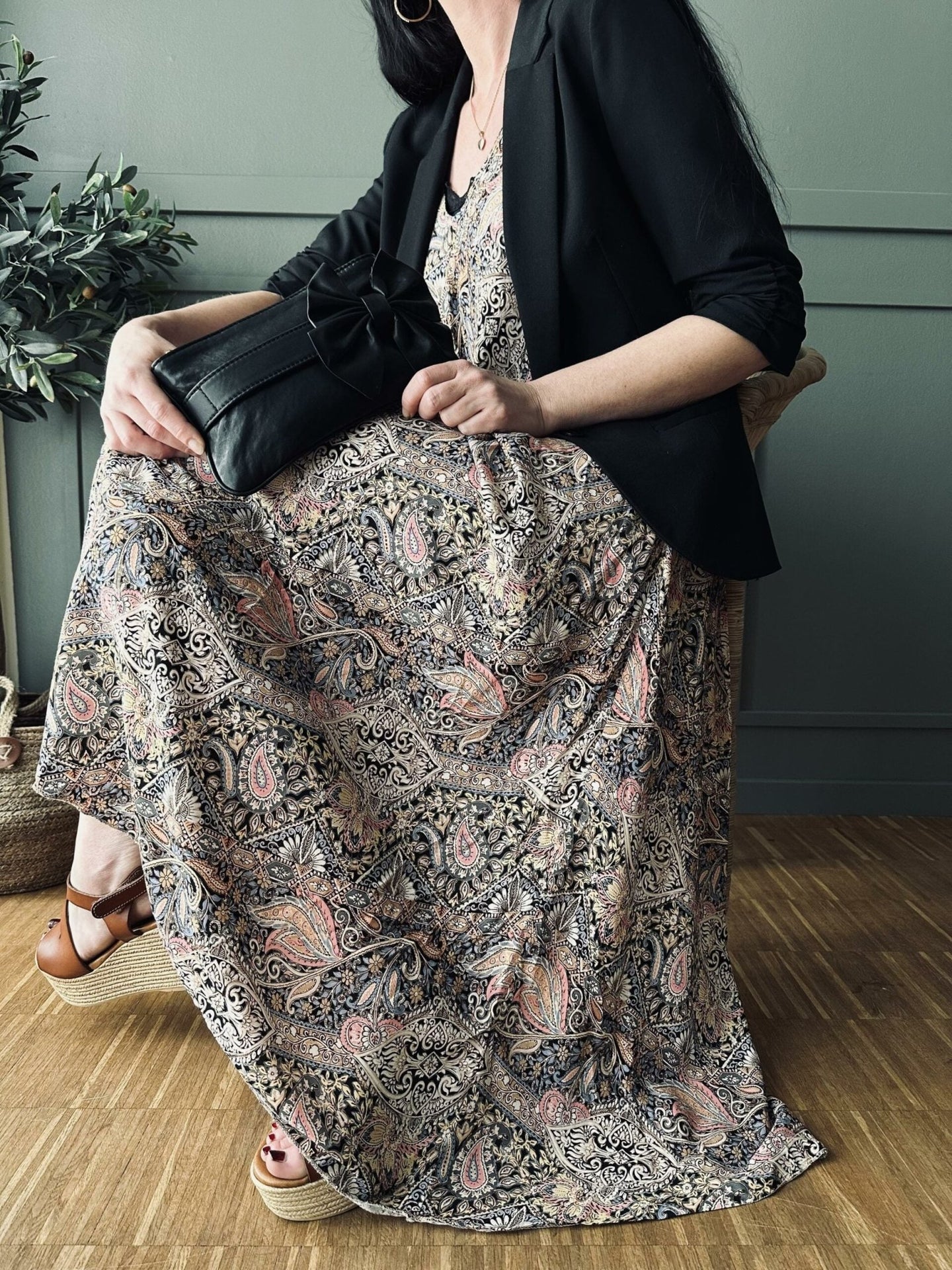 Kjole Melina print - VIAMAJA.DK