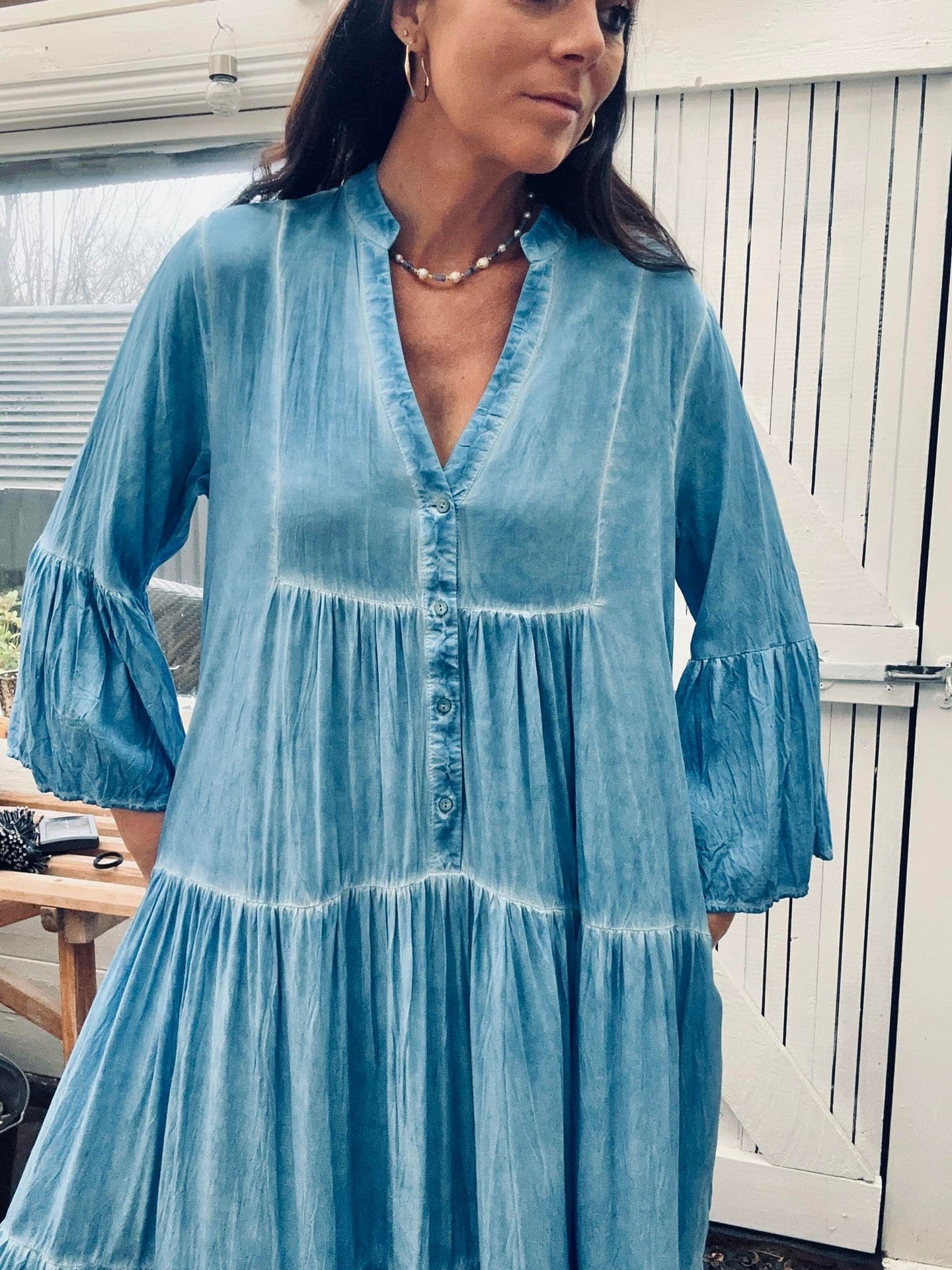 Kjole Silena blue - VIAMAJA.DK