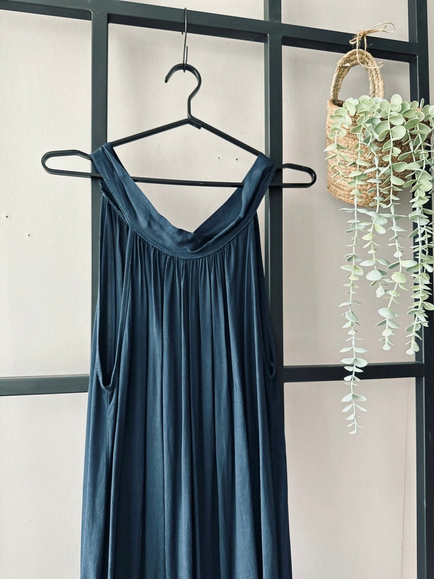 Kjole – Summer Navy - VIAMAJA.DK