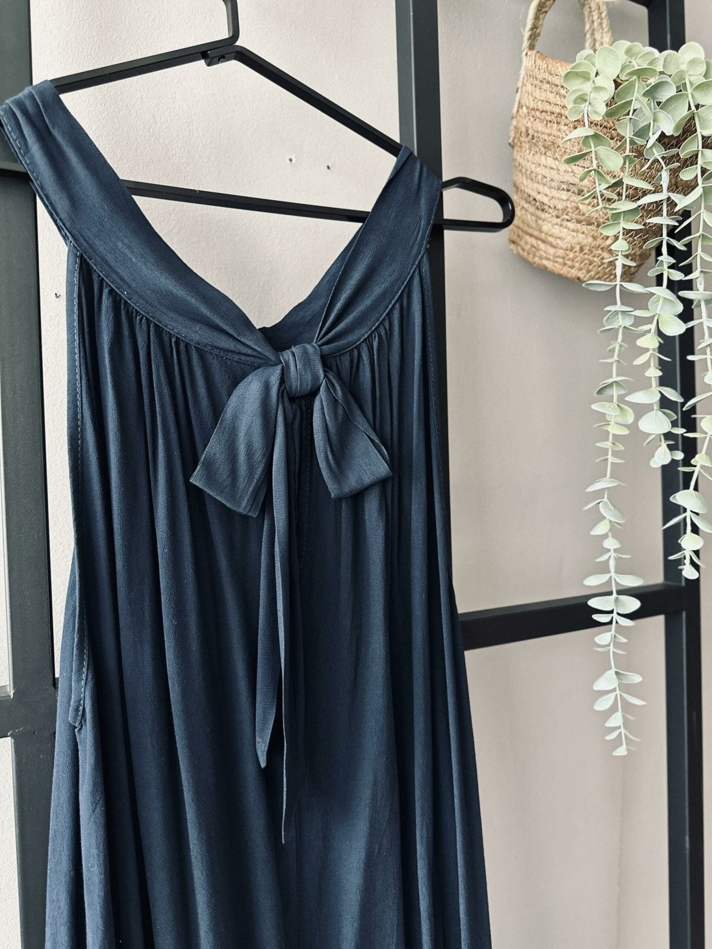 Kjole – Summer Navy - VIAMAJA.DK