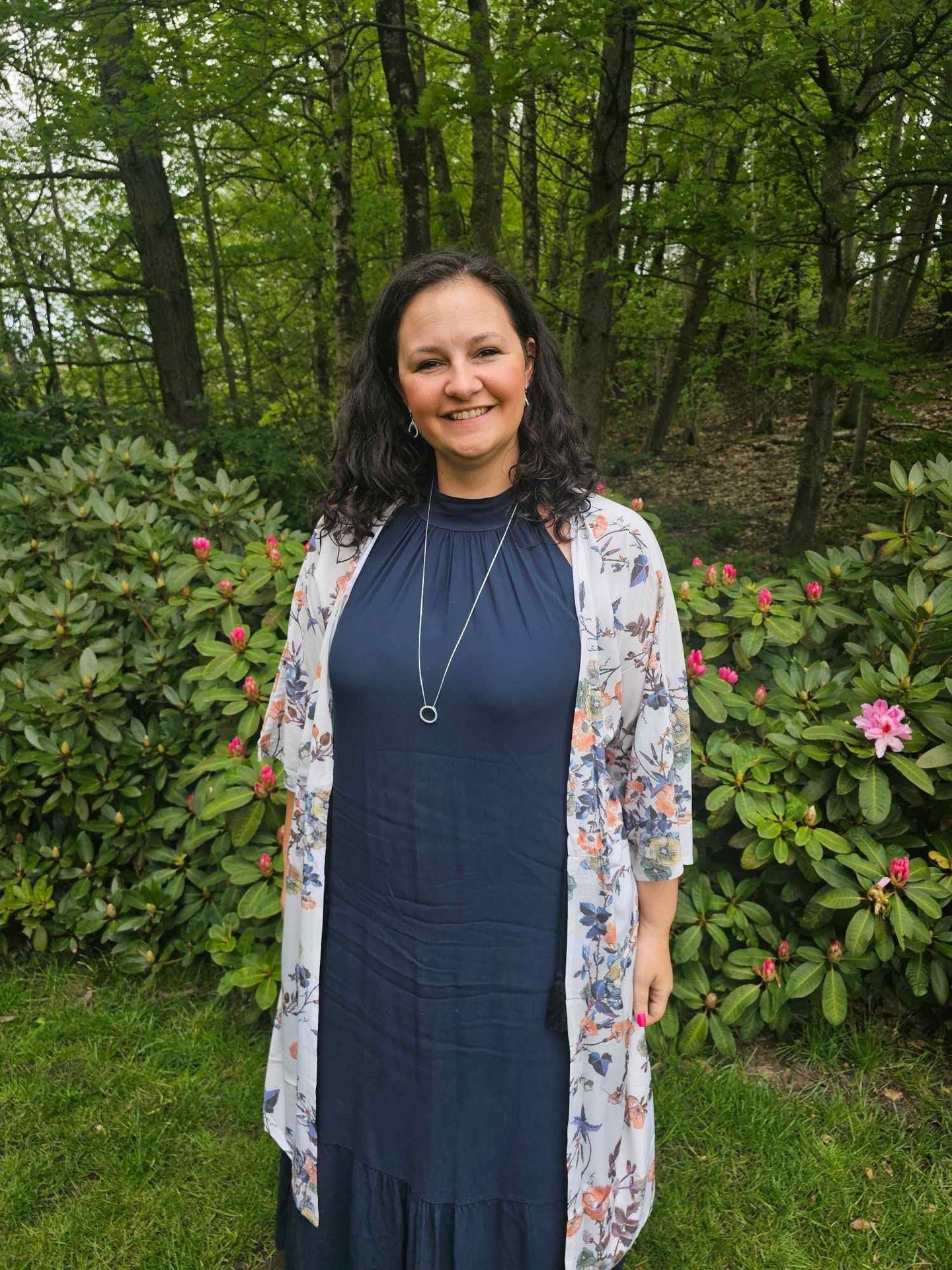 Kjole – Summer Navy - VIAMAJA.DK