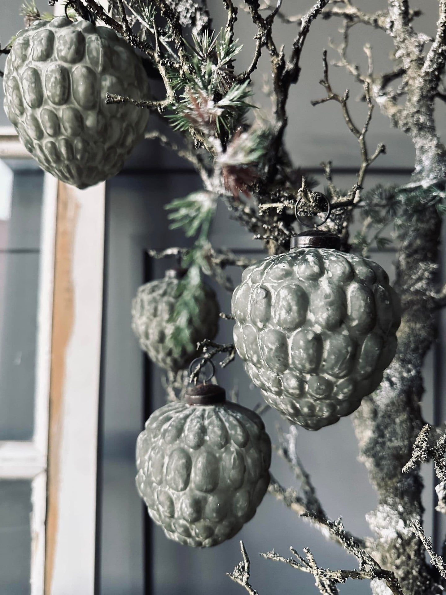 Kogle - 4 stk Antik Sølv - VIAMAJA.DK