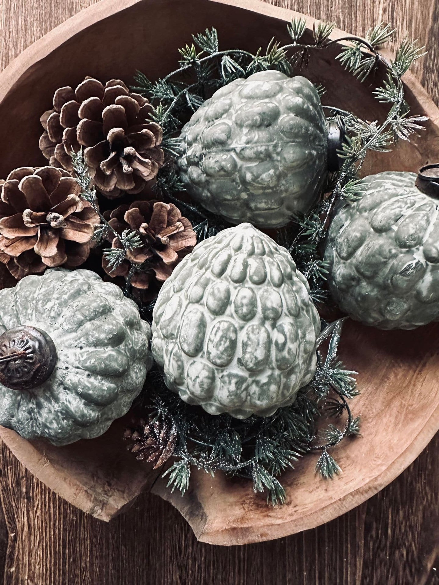 Kogle - 4 stk Antik Sølv - VIAMAJA.DK