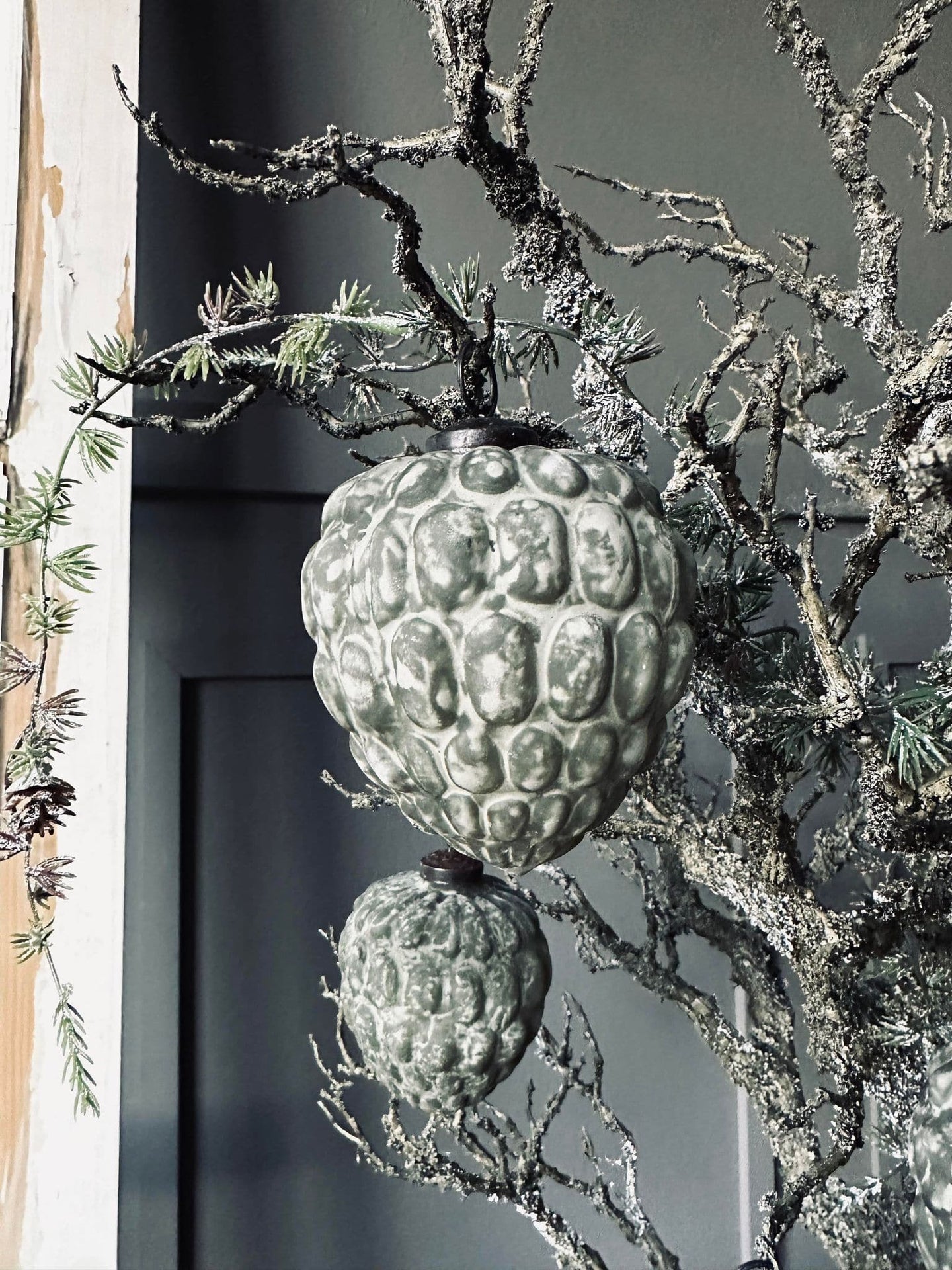 Kogle - 4 stk Antik Sølv - VIAMAJA.DK