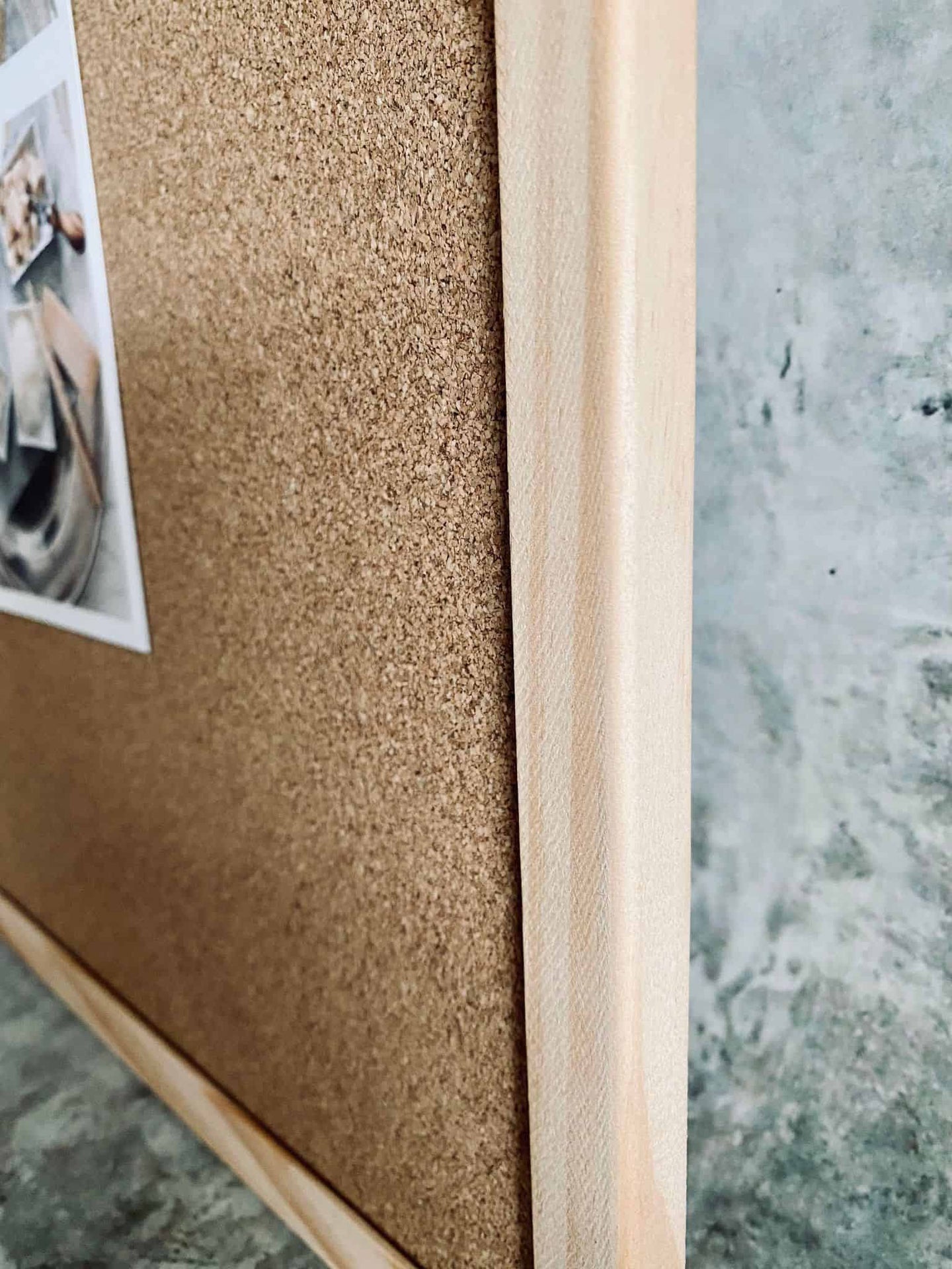 kork opslagstavle med natur ramme – 30x40 - VIAMAJA.DK
