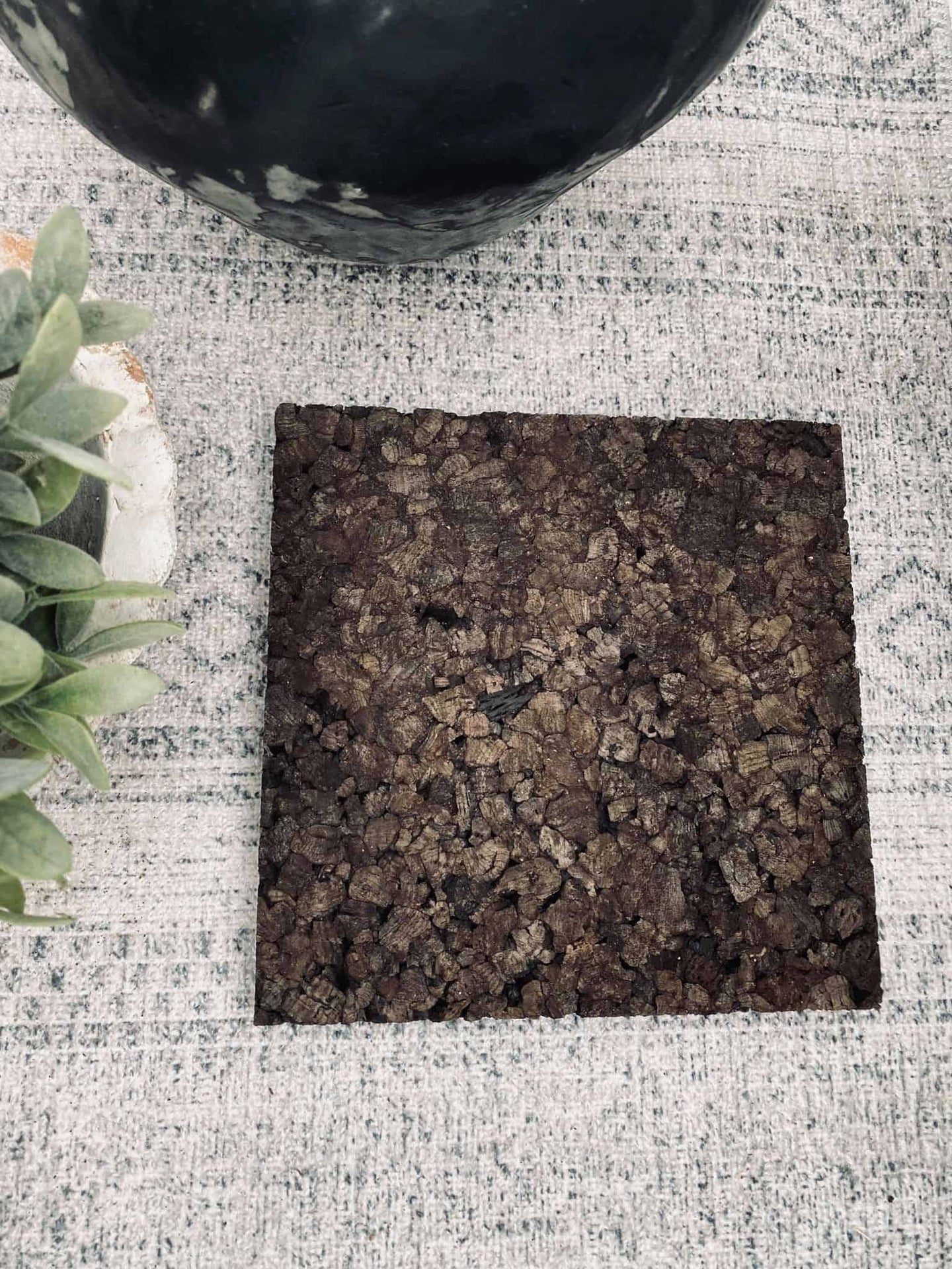 Korkplade 22×22 – Brændt 2cm - VIAMAJA.DK