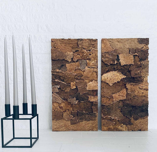 Korkplade deluxe 30x60 - Varm brun - VIAMAJA.DK