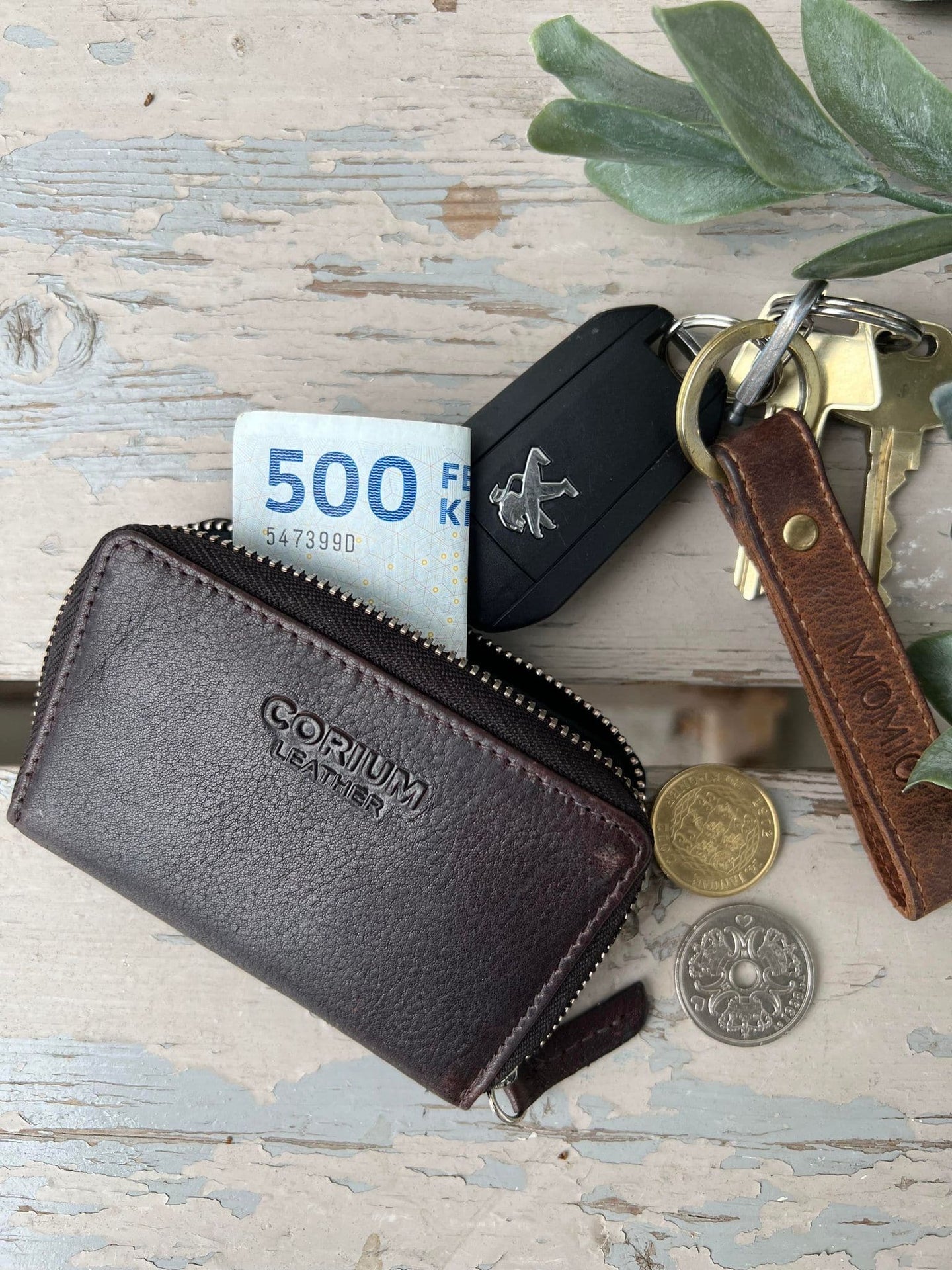 Kreditkortholder - BROWN Leather - VIAMAJA.DK
