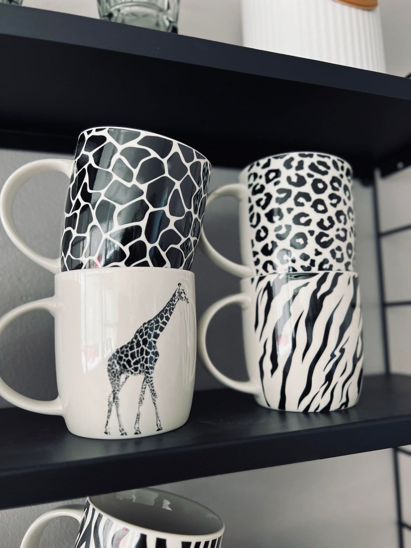 Krus med dyreprint - MIX - VIAMAJA.DK