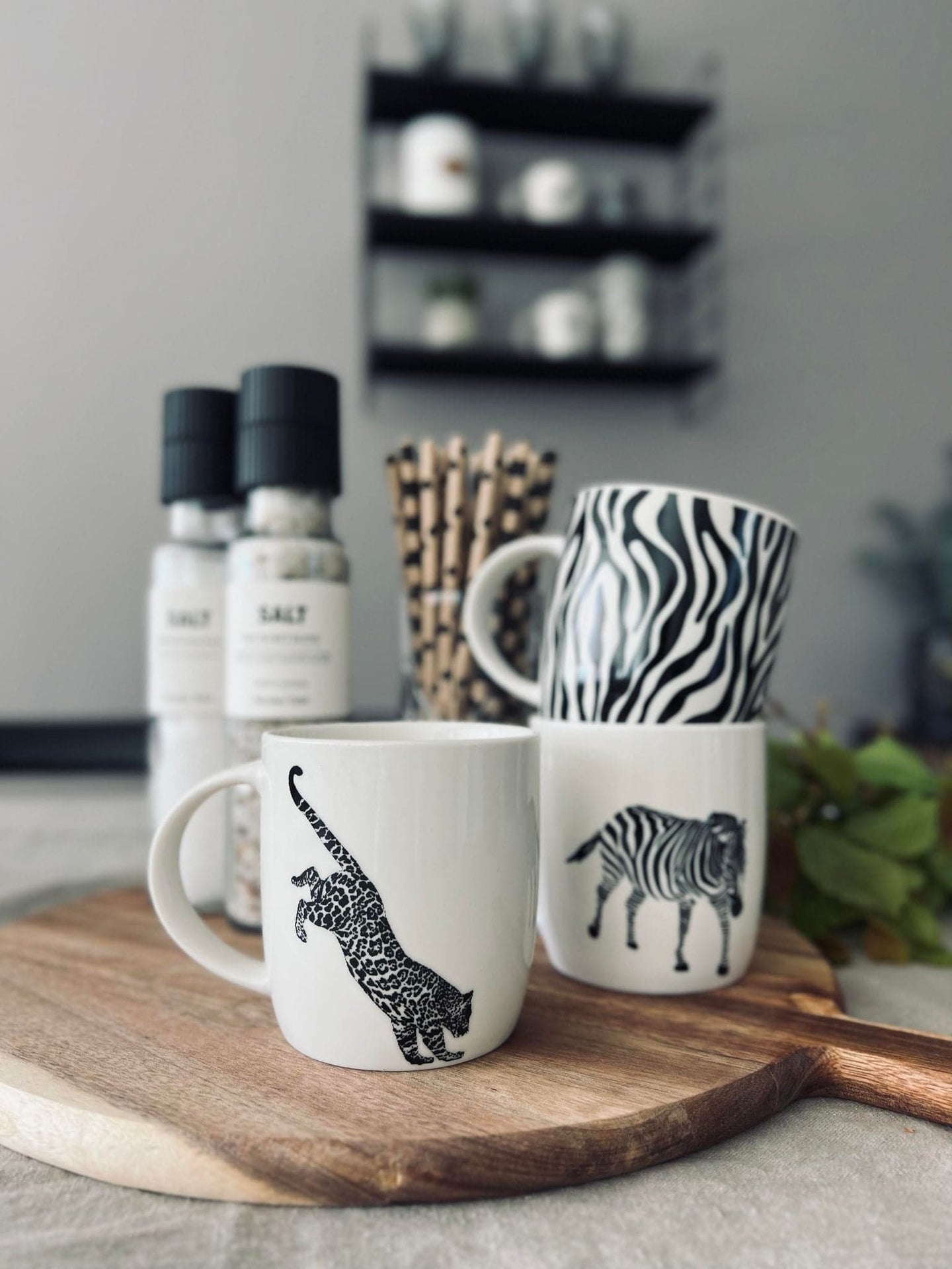 Krus med dyreprint - MIX - VIAMAJA.DK