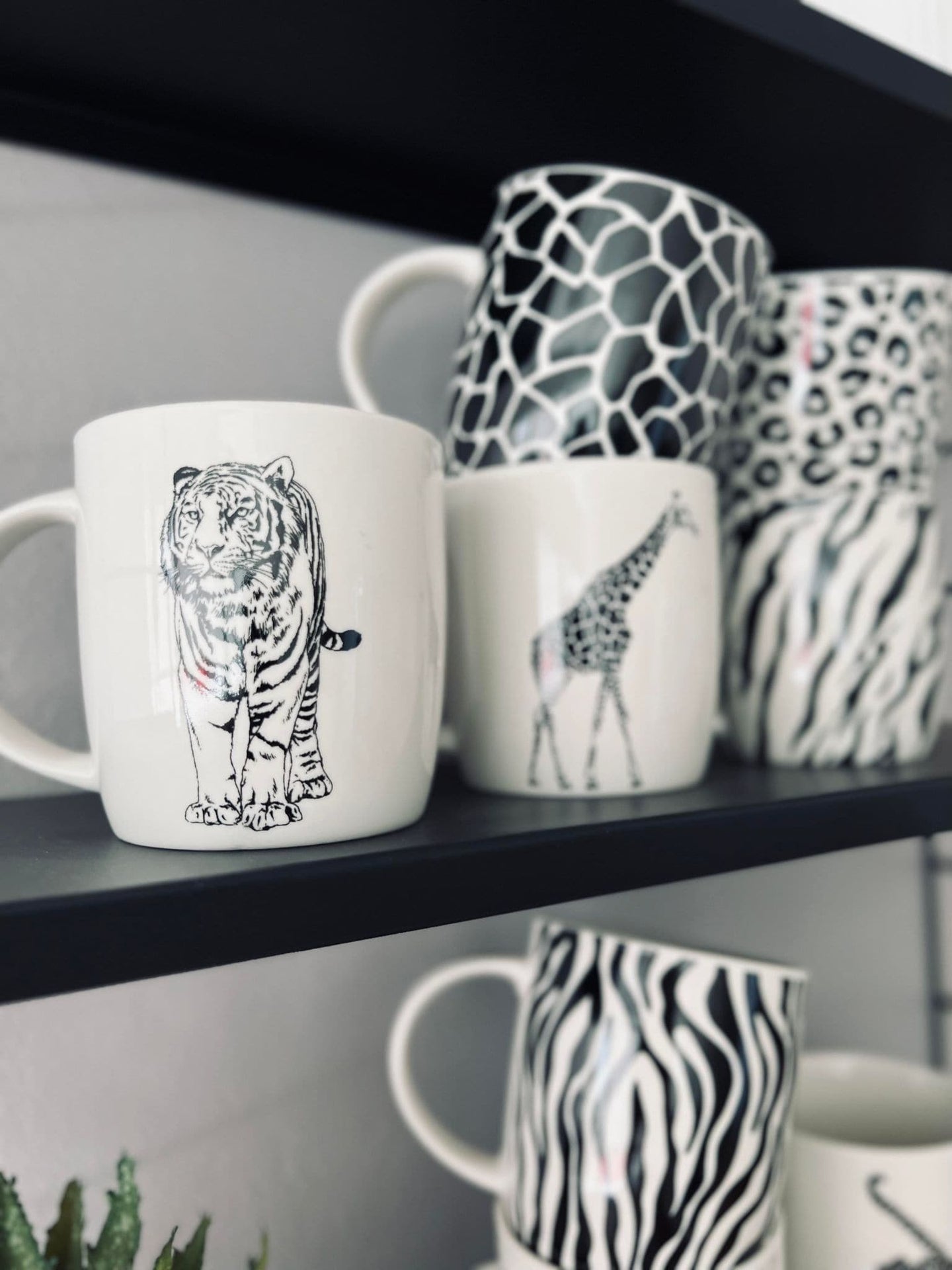 Krus med dyreprint - MIX - VIAMAJA.DK