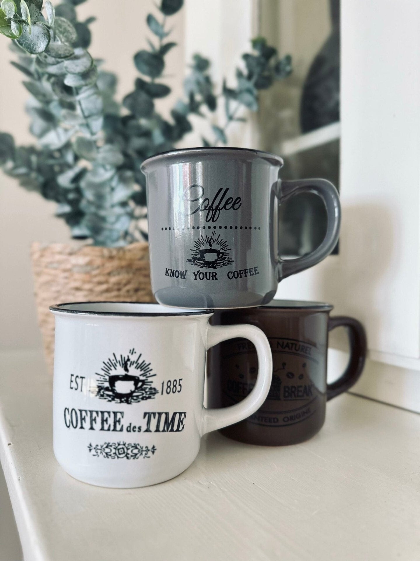 Krus – Sæt med 3 stk - VIAMAJA.DK