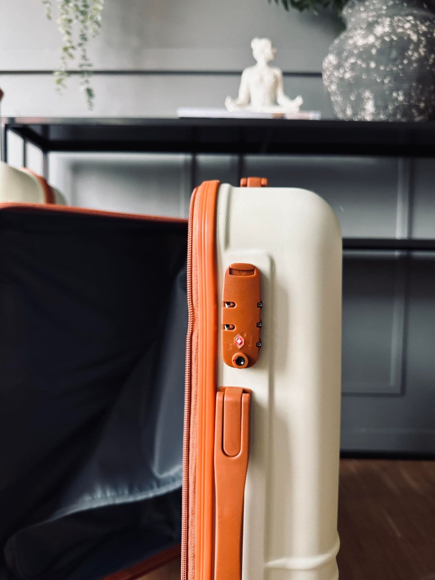 Kuffert sæt af 3 stk - Creme Let vægt - VIAMAJA.DK