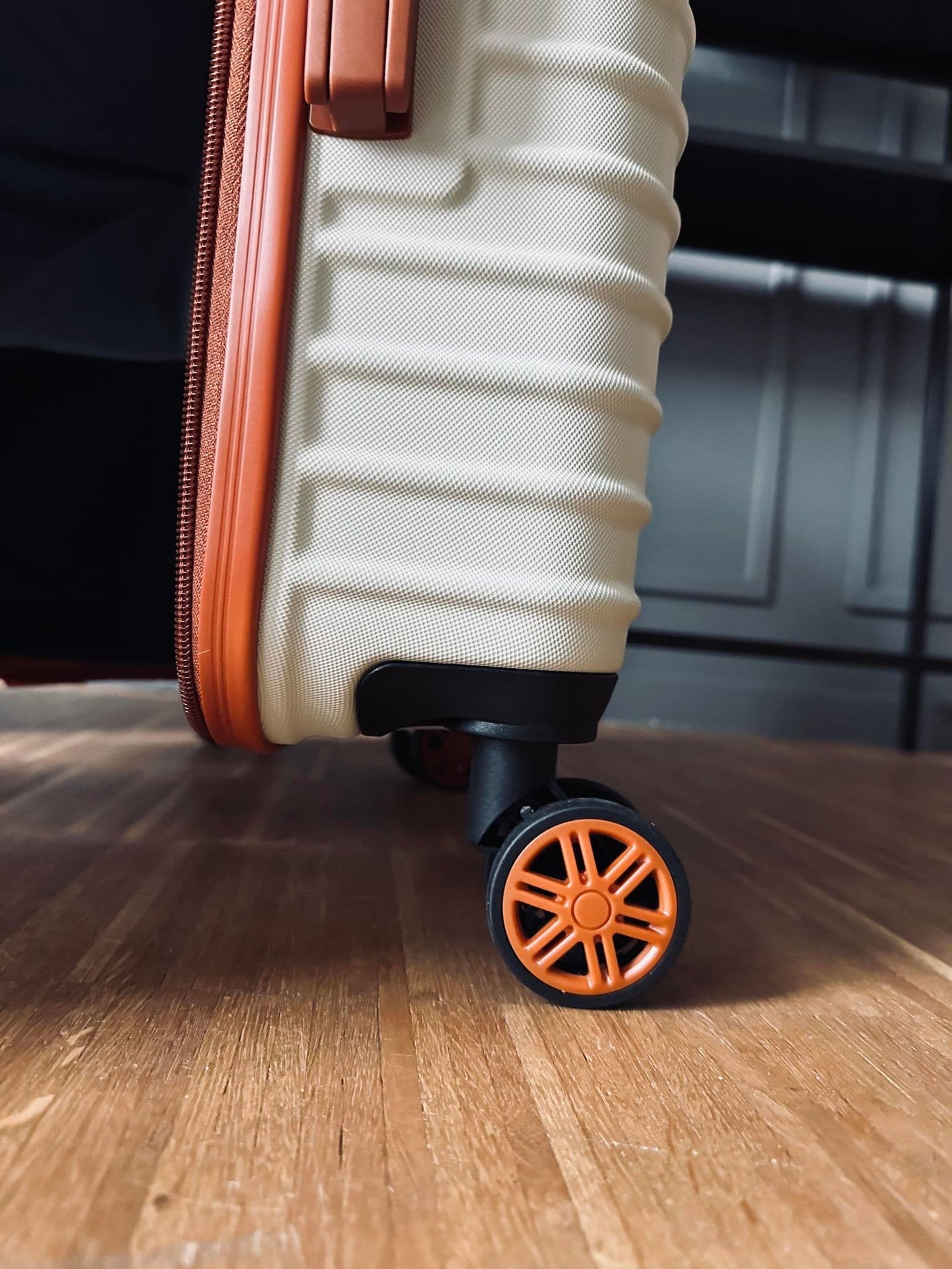 Kuffert sæt af 3 stk - Creme Let vægt - VIAMAJA.DK