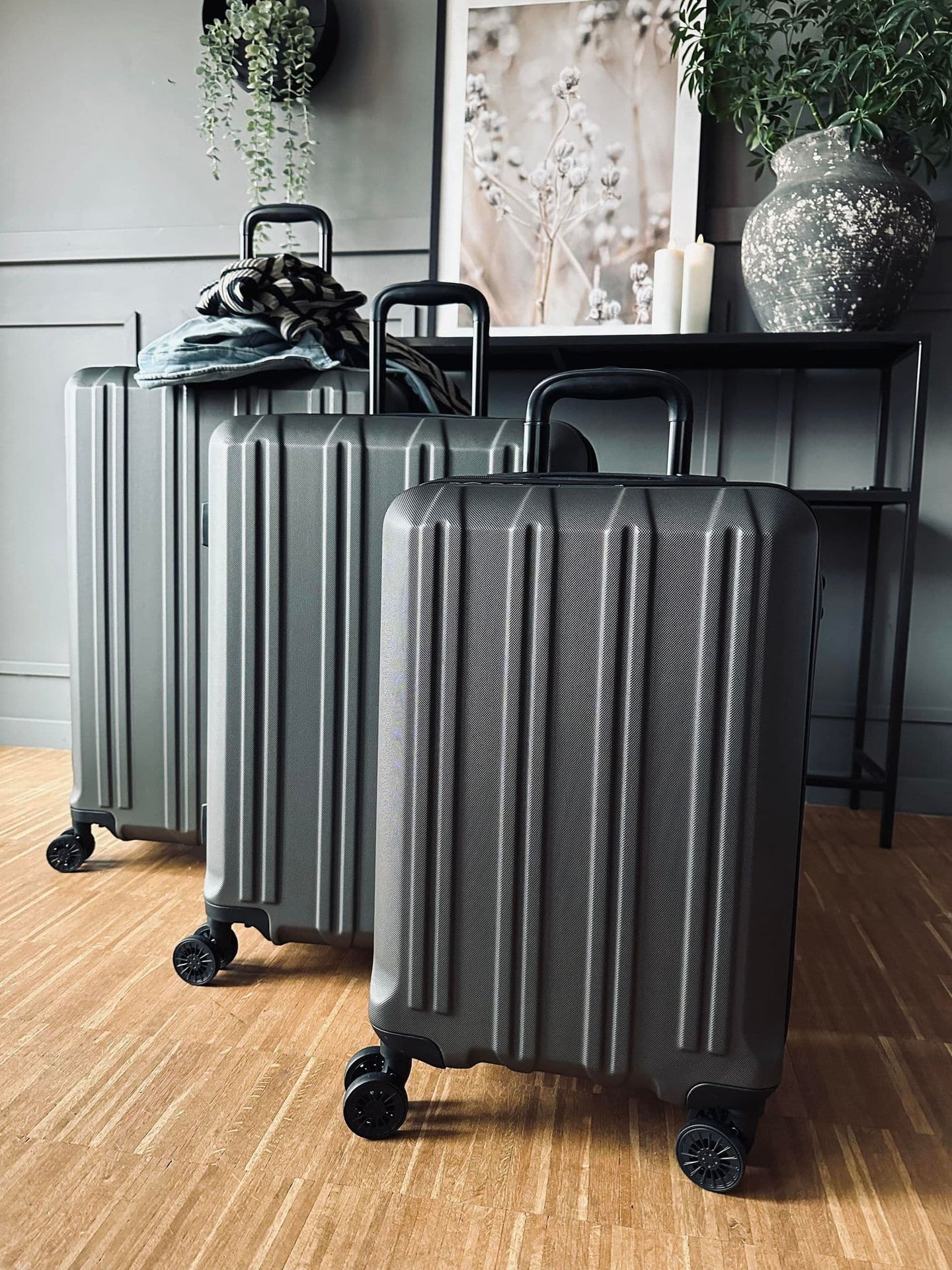 Kuffert sæt deluxe af 3 stk - VIAMAJA.DK