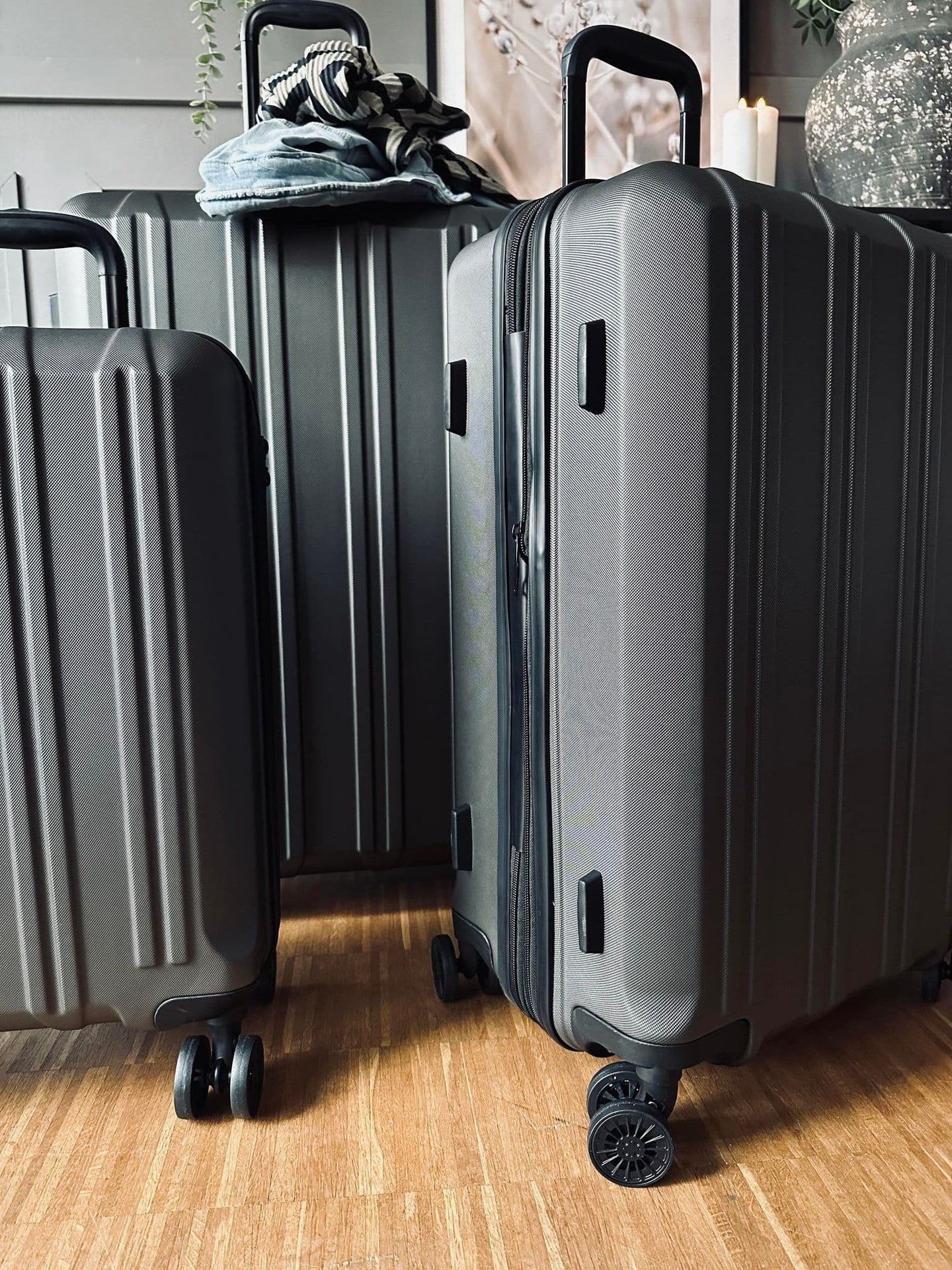 Kuffert sæt deluxe af 3 stk - VIAMAJA.DK