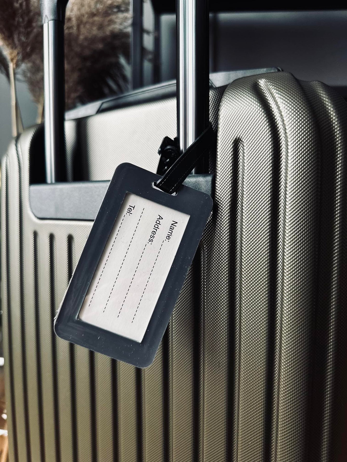 Kuffertmærke Blå - VIAMAJA.DK